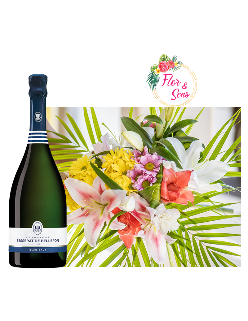 Besserat de Bellefon 75cl & Bouquet de Fleurs n°2