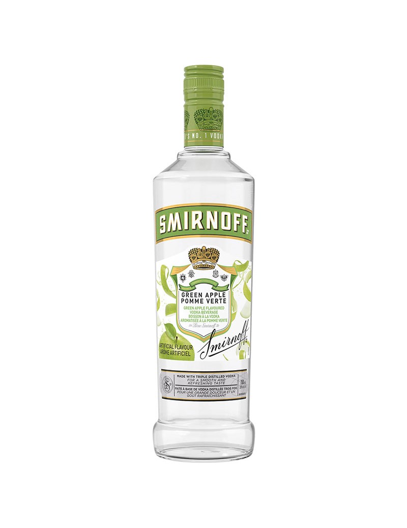 Vodka Smirnoff Pomme Verte 70CL