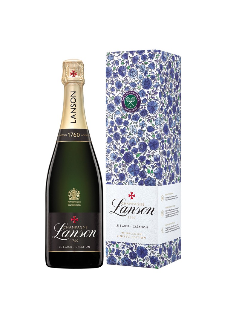 Lanson Black Création Brut 75cl + Etui Wimbledon