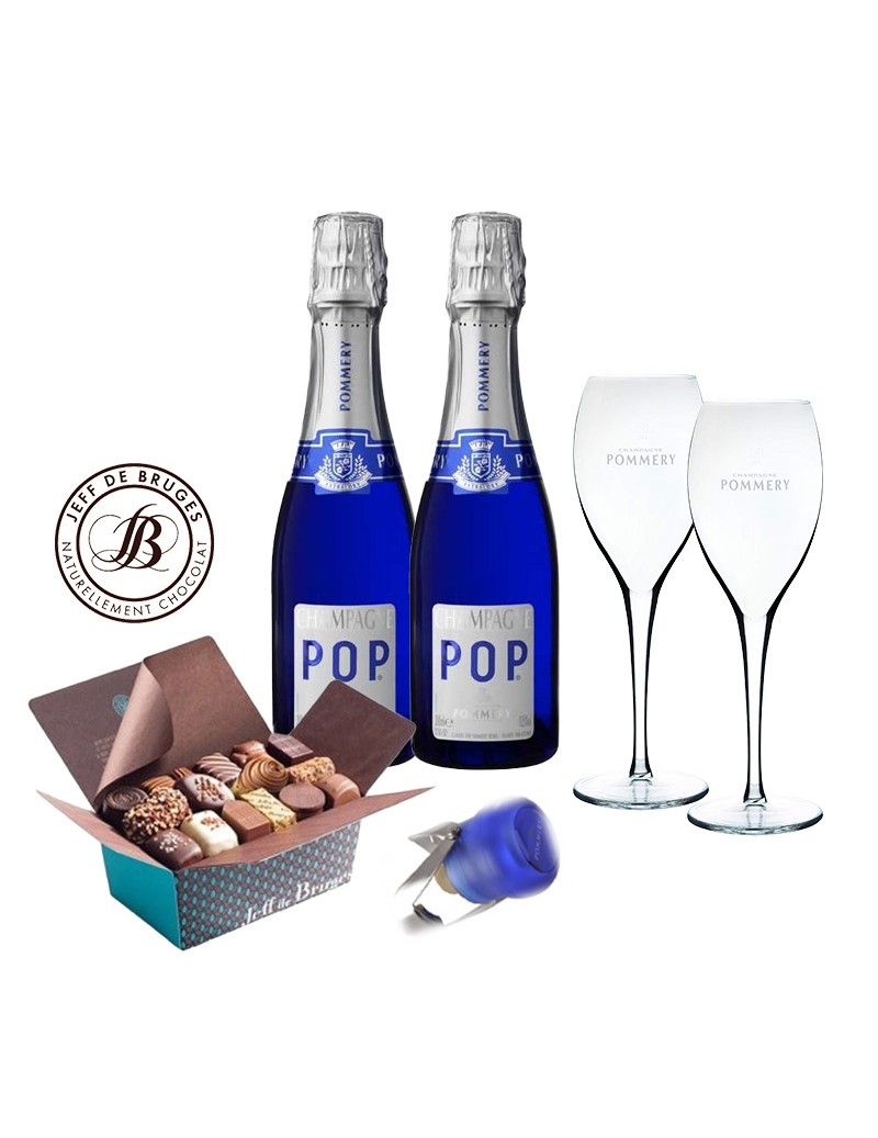 Coffret Pommery Brut POP 20cl