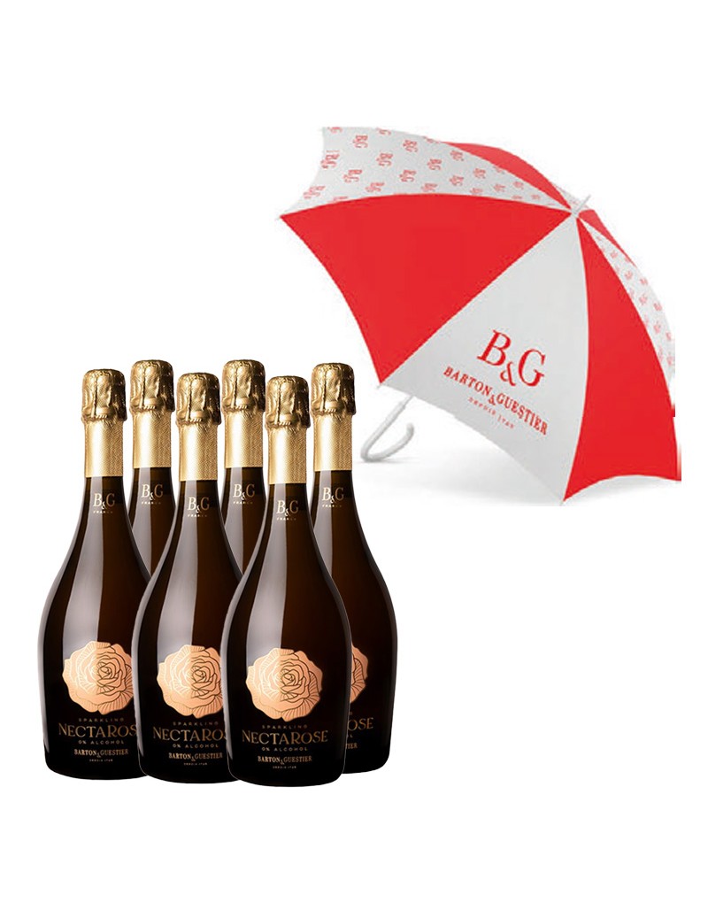 Package NectaRose & parapluie Barton & Guestier