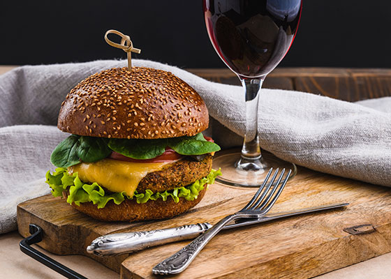 Burger à la viande